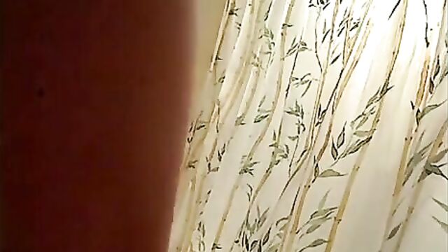 Girl piss in the shower - Pissing on the shower curtain