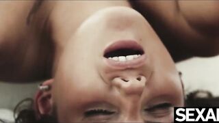 Beautiful lesbians have kinky strap-on sex with multiple orgasms