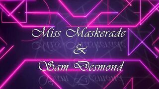 Miss Maskerade in Full Latex Vacbed Bondage Domination Play