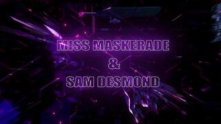 Miss Maskerade Breath play challenge in full latex rubber and bondage frame Part 2