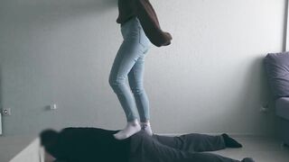 Trampling by teen girl 2