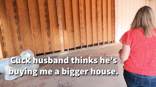 Public CFNM Humliatrix Whips Man in Abandoned House | Risky Public Nudity Session
