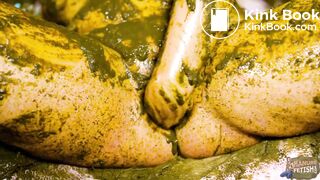 Farmer girl Bettys messy mistake - bathing in cowshit