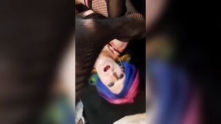 Crossdresser self facial