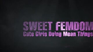 Mistress licks slaves ass before pegging at SweetFemdom