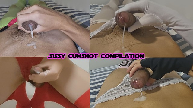 Sissy Cumshot Compilation