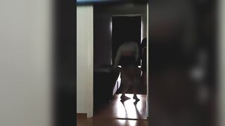 First video of trans getting fucked & giving blowjob. Shy boy wanted darkness so poor quality sorry!