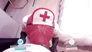 【Chainsaw Man】????Makima Nurse Cosplayer's Handjob????, Blowjob Japanese Anime Cosplay part.10