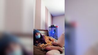 Self facial while fucking my sissyhole