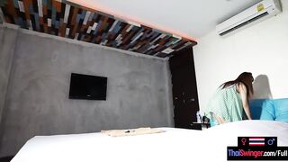 Sex massage with Thai amateur cutie who licked his asshole too