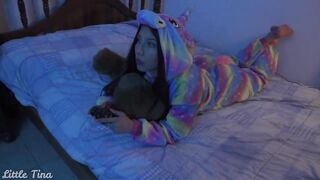 My friend leaves me alone with her brother at the sleepover (he fucks me in the ass)