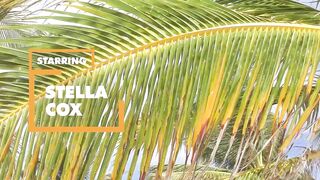 Outdoor fetish POV fuck and foot job with Stella Cox