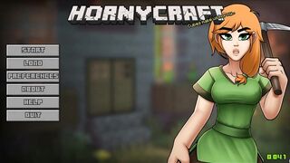 HornyCraft [Parody Hentai game PornPlay ] Ep.4 Alex is sucking Steve through a minecraft gloryhole