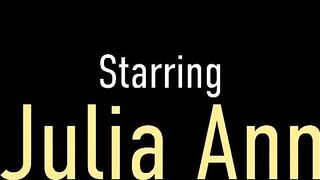 Busty MILF Julia Ann Makes Her Boy Toy Cum In His Own Mouth?