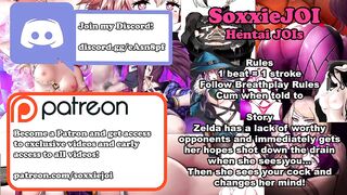 HENTAI JOI - Zelda's way out of your league... (Facesitting, Femdom, Breathplay, Big Dick Worship)