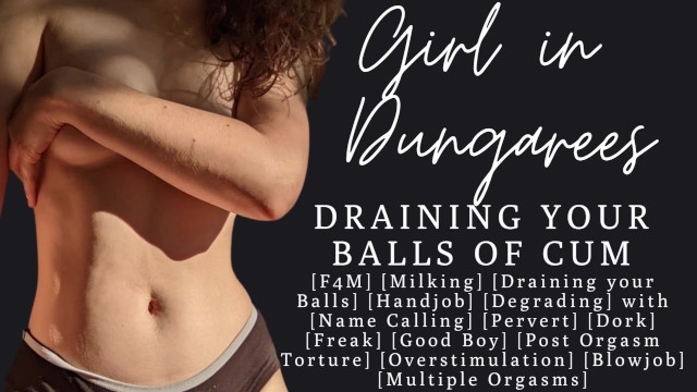 ASMR | Fdom Goth girlfriend draining your balls again and again | Degrading |