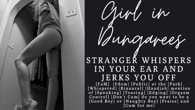 ASMR || Stranger Strokes your Cock in the Park | Binaural Whispers | Audio Porn | Naughty/Good Boy