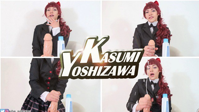 School Girl Kasumi Yoshizawa's Handjob (PERSONA 5)