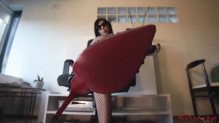 Femdom pussy licking - Serving me after my date