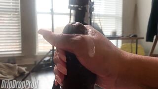 MATTBISHOPXXX Faye Noir Keeps Stroking and Sucking My Nipples As Cum Dribbles Out!!