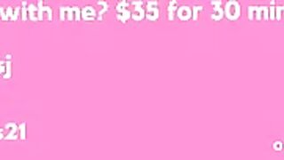 JOI for cuckolds 18 year old girl dirty talking degradation femdom, let's see if you last xxx