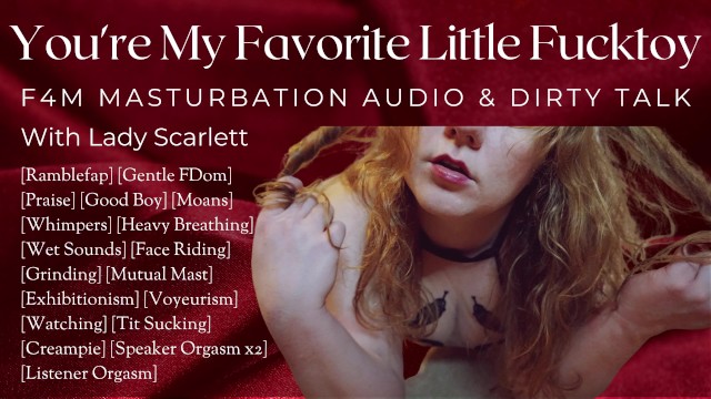 F4M Audio - Be My Favorite Fucktoy - Gentle FDom Real Masturbation & Dirty Talk