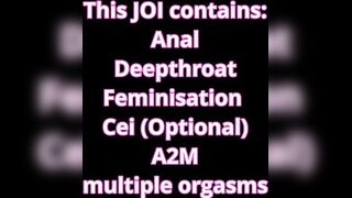 Hentai JOI Futa turns you into a Femboy (Futa Anal Part 3)