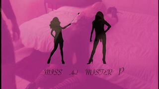 Mistress makes femboy cum in chastity with dildo and vibrator