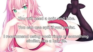 Zero Two hentai JOI CHALLENGE FEMDOM POST ORGASM PALMING