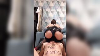 Extreme feminization and throat fuck lesson for femboy. Full video on my Onlyfans ( link in bio)