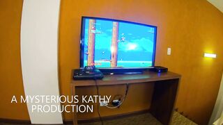 Stepsister Gets Creampied While Playing Video Game - Mysterious Kathy 4K