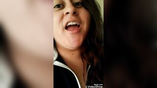 Chubby Amateur almost gets caught masturbating in her apartment's shared laundry room