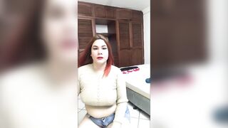 Sexy babysitter does sexy dance for her boss