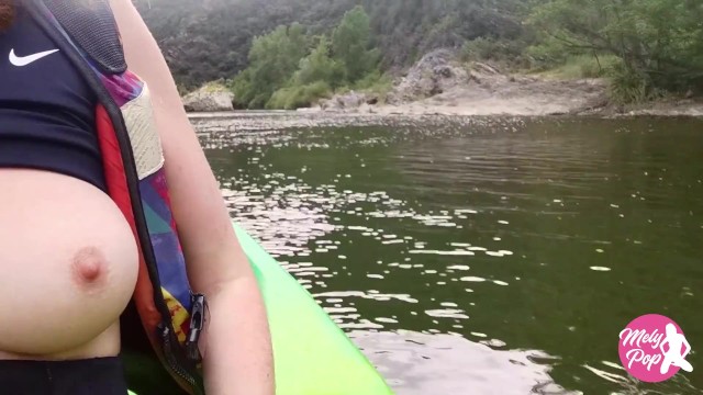 Flashing on a river and pee break