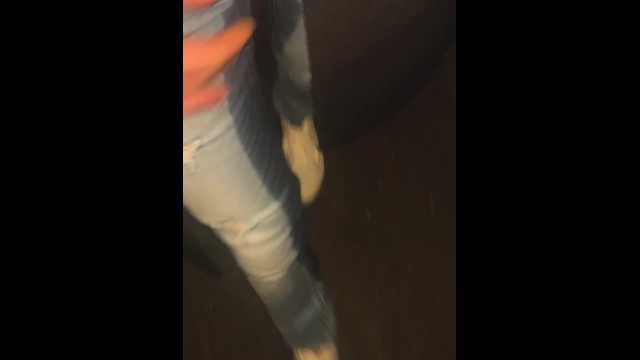 POV Desperate Wetting In Jeans On My Way Home