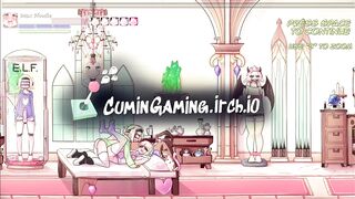 Max The Elf v0.4 [Femboy Hentai game PornPlay] Ep.8 gangbang by the succubus naughty army