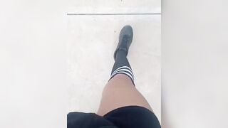 Masturbación al aire libre ????