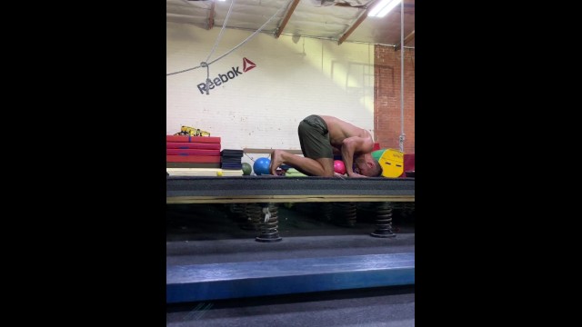 Dante Colle Sweaty Workout with Masturbation ASMR