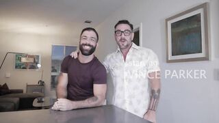 Muscle Daddy Dominates Hairy Pup On His Birthday - MenOver30