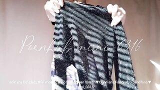 I wore a lame lame mini dress and had a boobs massage. Japanese amateur