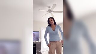 Sexy Ebony SLUT begs for CUM on her face