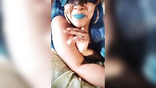 Whoopsie Smoking Ebony Elf in The Pose