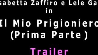 Elisabetta Zaffiro foot smelling in pantyhose and footjob to her slave