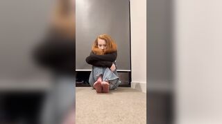 Findom bratty redhead teen feet soles tease