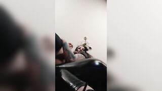 Latex Katrix Sucking Big Dick