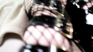 Dominatrix Eva Latex Fetish Mistress Strapon BDSM Toys German Big Ass Milf Femdom BDSM Solo Heels