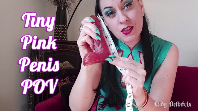 Tiny Pink Penis - Lady Bellatrix is the Queen of Mean in this humiliating SPH Femdom POV