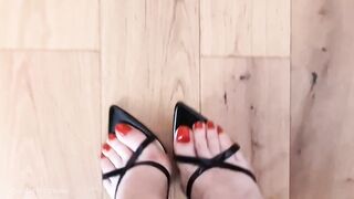 My new mules and foot slave training