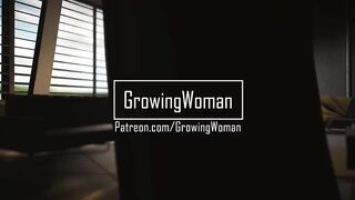 5' Tall Girl Grows Gigantic Boobs and Shrinks Her Beautiful Lover Down to Size - Growing Woman
