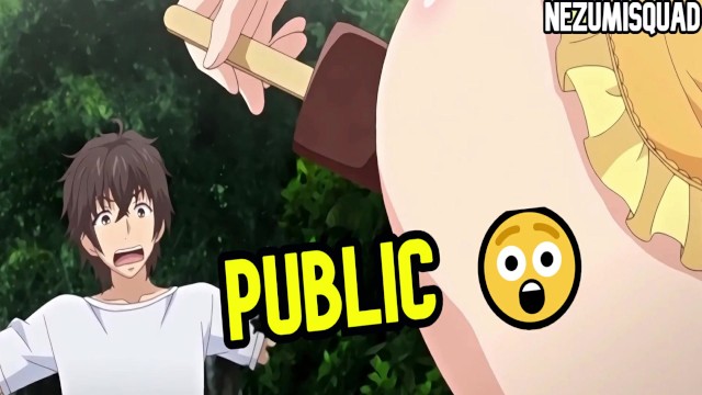 ????Teen Caught Masturbating With Ice Cream in Public - Hentai????